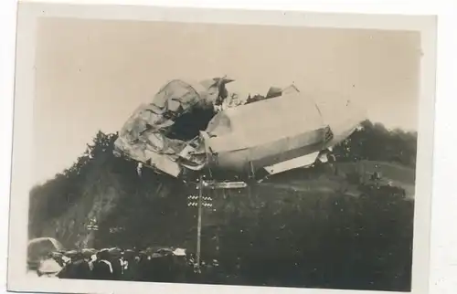 Sammelbild Zeppelin-Weltfahrten Bild 15 Vorkriegs-Luftschiffe, Armee-Luftschiff Z II bei Weilburg