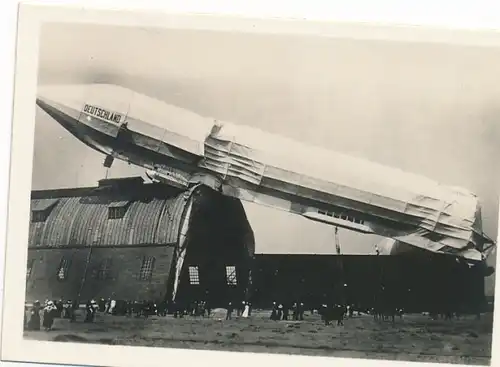 Sammelbild Zeppelin-Weltfahrten Bild 21 Vorkriegs-Luftschiffe, Zerstörung der Deutschland II 1911