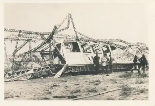 Sammelbild Zeppelin-Weltfahrten Bild 24 Vorkriegs-Luftschiffe, Das Ende der "Schwaben", 1912