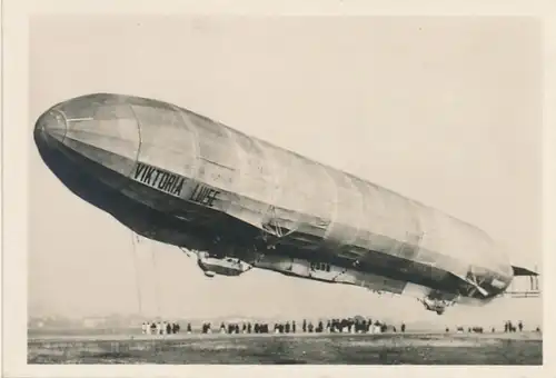 Sammelbild Zeppelin-Weltfahrten Bild 26 Vorkriegs-Luftschiffe, 1000. Fahrt der "Viktoria Luise" 1915