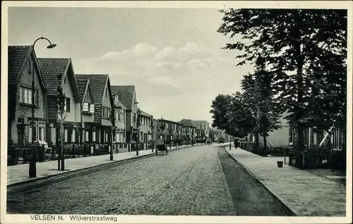 Ak Velsen Nordholland Niederlande, Wijkerstraatweg