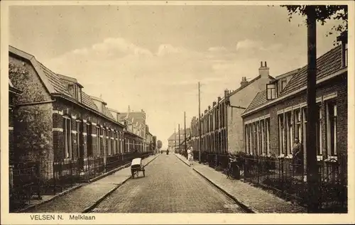 Ak Velsen Nordholland Niederlande, Melklaan