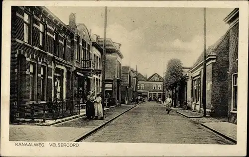 Ak Velseroord Ijmuiden Velsen Nordholland Niederlande, Kanaalweg