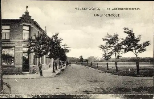 Ak Velseroord Ijmuiden Velsen Nordholland Niederlande, De Casembrootstraat