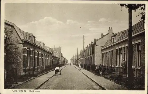 Ak Velsen Nordholland Niederlande, Melklaan