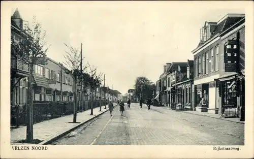 Ak Velsen Noord Nordholland Niederlande, Rijkstraatweg