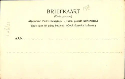 Ak Weesp Nordholland, Gezicht op de Vecht, Molen