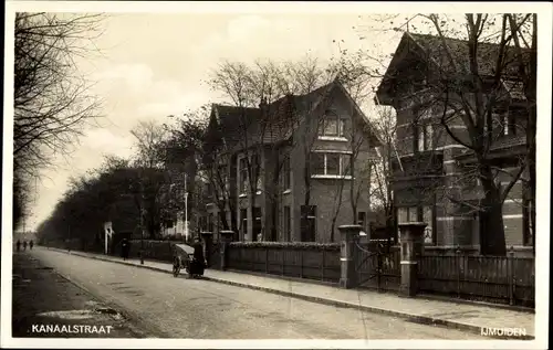 Ak Ijmuiden Nordholland, Kanaalstraat