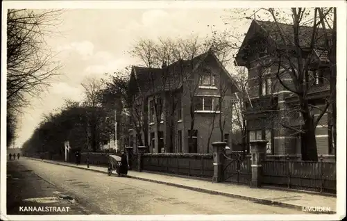 Ak Ijmuiden Nordholland, Kanaalstraat