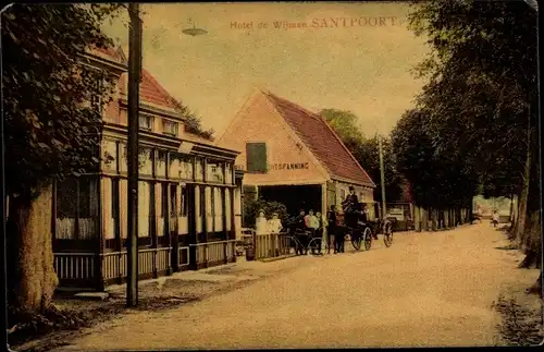 Ak Santpoort Nordholland Niederlande, Hotel de Wijman