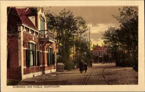 Ak Santpoort Nordholland Niederlande, Duinweg ons Huisje