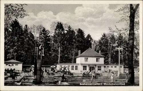 Ak Seehausen in der Altmark, Waldschwimmbad