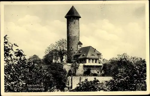 Ak Auerbach im Vogtland Sachsen, Schlossturm