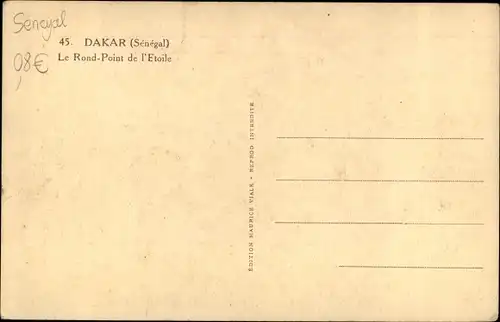 Ak Dakar Senegal, Le Rond-Point de l'Etoile