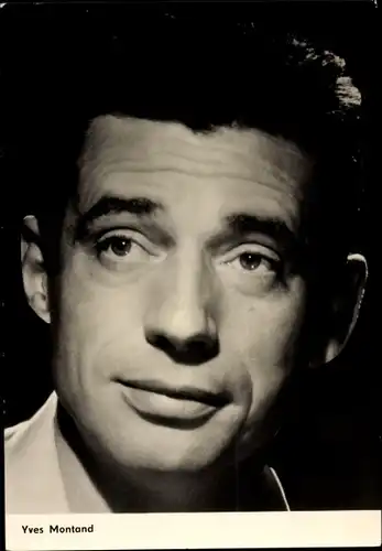 Ak Schauspieler Yves Montand, Lohn der Angst, Die Hexen von Salem, Portrait, Progress Starfoto