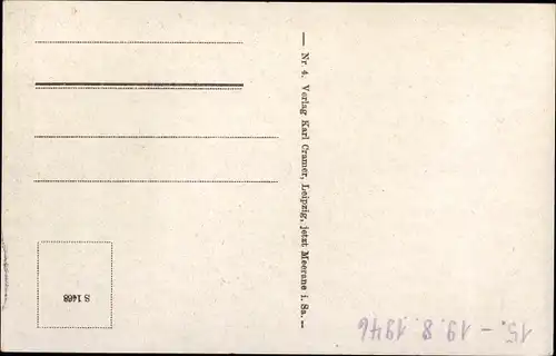 Ak Meerane in Sachsen, Teilansicht, Blick vom Pfarrberg