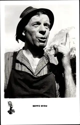 Ak Schauspieler Beppo Brem, Portrait