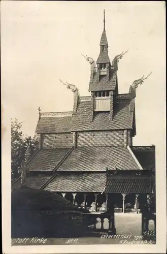 Ak Fantoft Årstad Bergen Norwegen, Fantoft Kirke, Stavkirke