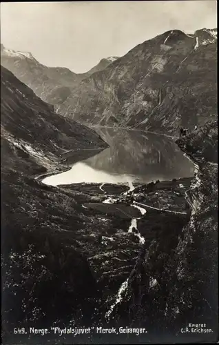 Ak Merok Geiranger Norwegen, Flydalsjuvet