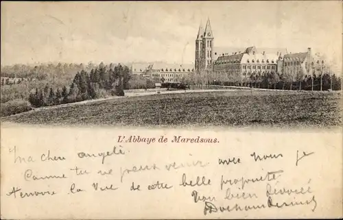 Ak Anhée Wallonien Namur, Abbaye de Maredsous