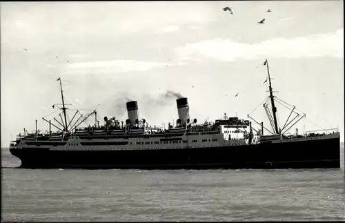 Foto Dampfer Conte Biancamano, Italian Line