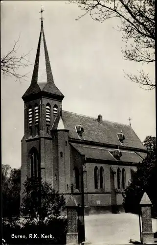 Ak Buren Gelderland Niederlande, R. K. Kerk