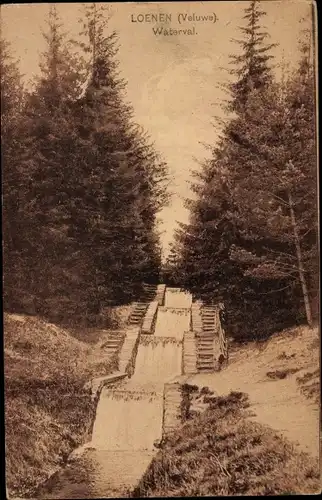 Ak Loenen Gelderland, Waterval