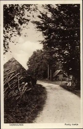 Ak Vierhouten Gelderland, Rustig hoekje