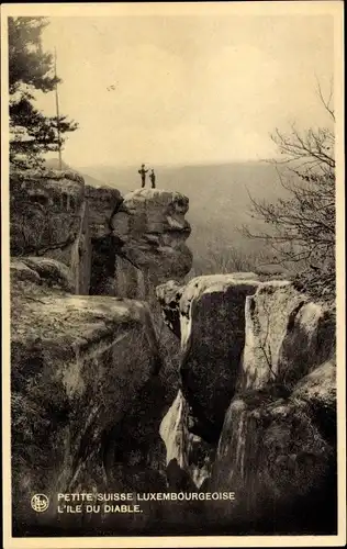 Ak Berdorf Luxemburg, le centre de la petite Suisse luxembourgeoise, L'Ile du Diable