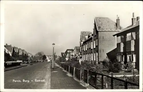 Ak Pernis Rotterdam Südholland Niederlande, Burg v. Esstraat