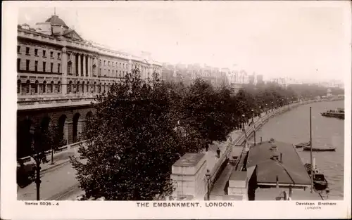 Ak London City England, The Embankment