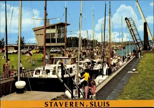 Ak Staveren Stavoren Friesland Niederlande, Sluis