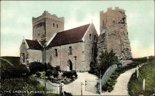 Ak Dover Kent England, The Church and Pharos