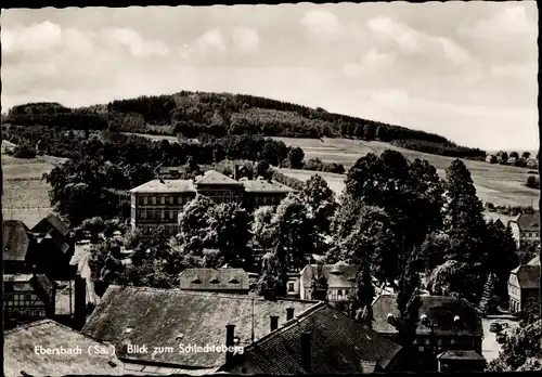 Ak Ebersbach in Sachsen, Blick zum Schlechteberg