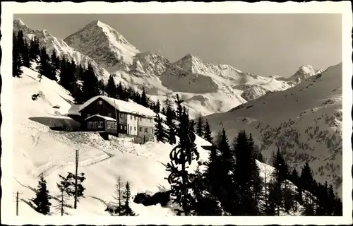 Ak Sölden in Tirol, Alpengasthof Sonnenplatte