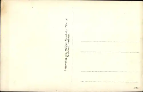 Ak Ginzling in Tirol, Teilansicht, Zillertal