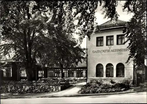 Ak Bad Liebenstein im Wartburgkreis, HOG Gaststätte Altenstein, Außenansicht