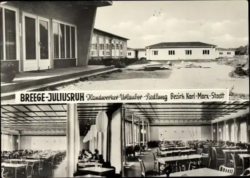 Ak Juliusruh Breege auf Rügen, Handwerker-Urlauber-Siedlung Bezirk Karl-Marx-Stadt