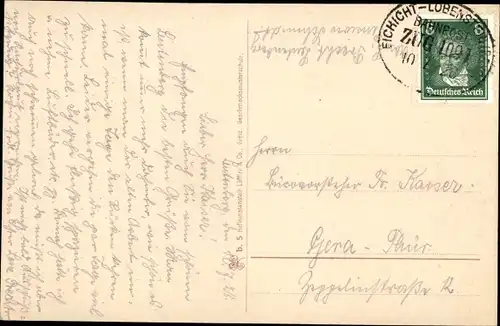 Ak Bad Leutenberg in Thüringen, Gesamtansicht