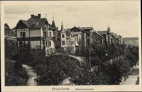 Ak Friedrichroda im Thüringer Wald, Alexandrinenstraße