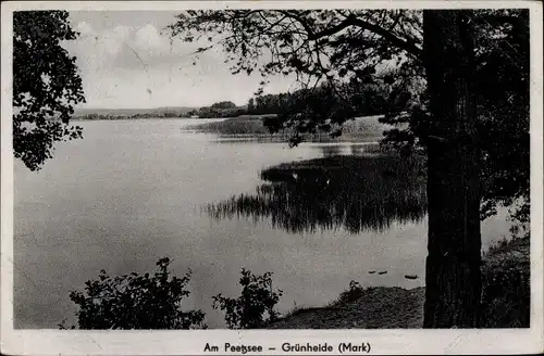 Ak Grünheide in der Mark, Am Peetzsee, Gaststätte Lindenhof
