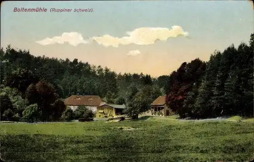 Ak Boltenmühle Gühlen Glienicke Neuruppin in Brandenburg, Ruppiner Schweiz