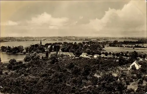 Ak Werder an der Havel, Blick vom Karlsturm auf Glindow und Werder