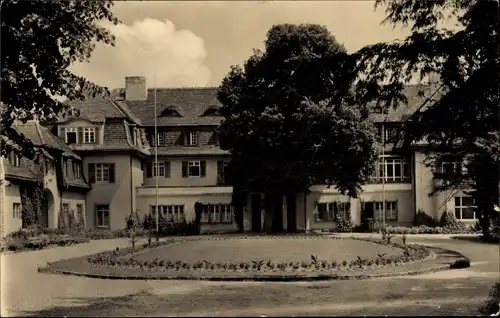 Ak Neu Fahrland Potsdam, Sanatorium Heinrich Heine, Außenansicht