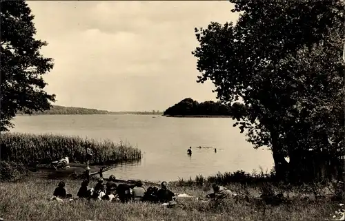 Ak Teupitz in der Mark, Badestelle am Egsdorfer Strand