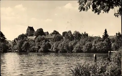 Ak Lychen in der Uckermark, Blick über den Stadtsee