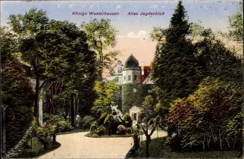 Ak Königs Wusterhausen in Brandenburg, Altes Jagdschloss