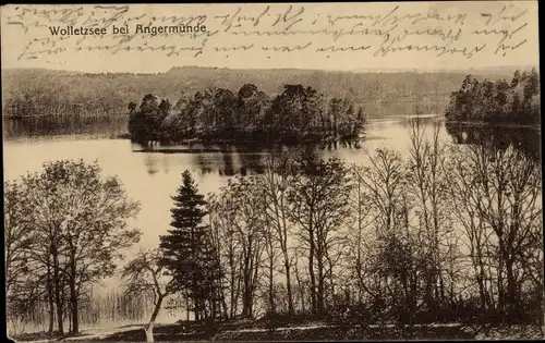 Ak Angermünde in der Uckermark, Wolletzsee