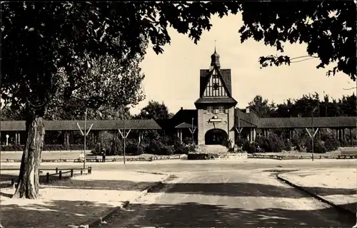 Ak Bad Saarow Pieskow Brandenburg, Bahnhof