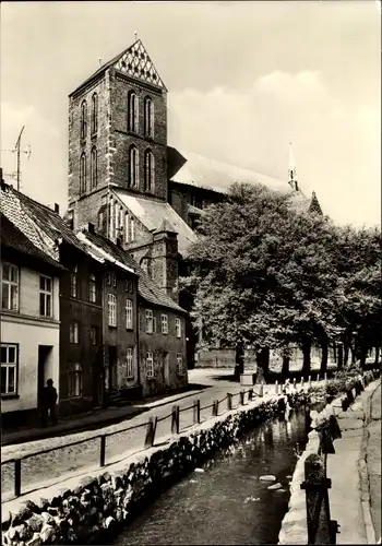Ak Wismar in Mecklenburg, Nikolaikirche